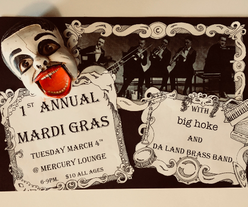 1st Annual Mardi Gras with Big Hoke Da Land Brass Band