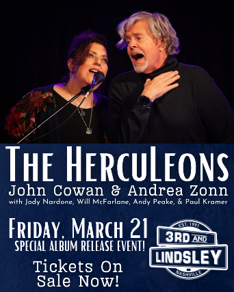 Andrea Zonn & John Cowan are The HercuLeons with Jody Nardone, Will McFarlane, Andy Peake & Paul Kramer