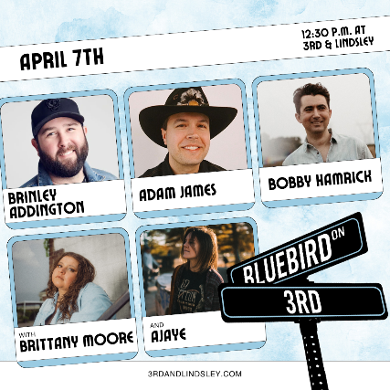 Bluebird On 3rd featuring Brinley Addington , Adam James & Bobby Hamrick with Brittany Moore and Ajaye