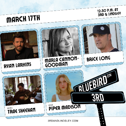 Bluebird On 3rd featuring Ryan Larkins , Marla Cannon-Goodman & Brice Long with Trae Sheean and Piper Madison